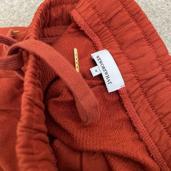 WE WORE WHAT oversized hoodie and sweatpants (M) in rust 🧡 - Picture 4 of 7